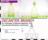 33-5 servies decanter brandy x