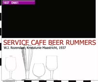 37-1 service pattern cafe beer rummer